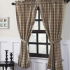 Sawyer Mill Charcoal Plaid Short Panel Set of 2 63x36 - The Village Country Store 