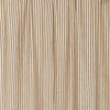 April & Olive Panel Sawyer Mill Charcoal Ticking Stripe Panel Set of 2 96x50