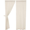 Simple Life Flax Natural Panel Set of 2 84x40 - The Village Country Store 
