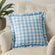 Annie Buffalo Blue Check Ruffled Fabric Pillow 18x18 - The Village Country Store