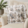 Annie Portabella Floral Ruffled Pillow 18x18 - The Village Country Store 