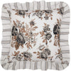 Annie Portabella Floral Ruffled Pillow 18x18 - The Village Country Store 