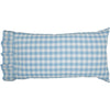 Annie Buffalo Blue Check King Pillow Case Set of 2 21x36+4 - The Village Country Store 