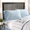 Annie Buffalo Blue Check Standard Pillow Case Set of 2 21x30+4 - The Village Country Store