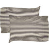 Ashmont Ticking Stripe Standard Pillow Case Set of 2 21x30 - The Village Country Store 