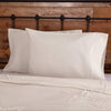 April & Olive Pillow Case Burlap Antique White Standard Pillow Case Set of 2 21x30