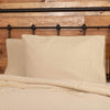 Burlap Vintage Standard Pillow Case Set of 2 21x30 - The Village Country Store 