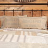 Grace Feed Sack Standard Pillow Case Set of 2 21x30 - The Village Country Store 