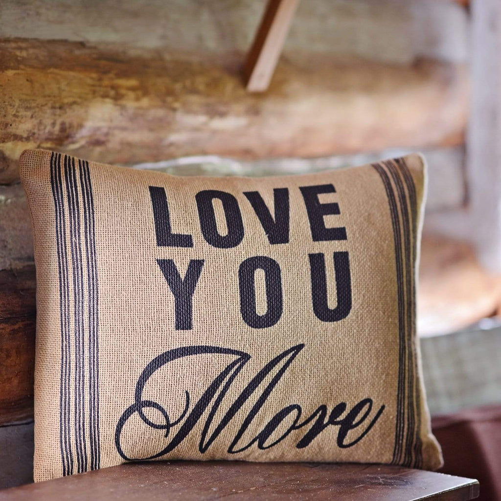 April & Olive Pillow Cover Love You More Pillow 14x18