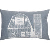 Sawyer Mill Blue Barn Pillow 14x22 - The Village Country Store 
