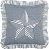 April & Olive Pillow Cover Sawyer Mill Blue Barn Star Pillow 18x18