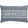 Sawyer Mill Blue Farmhouse Pillow 14x22 - The Village Country Store 