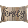 Sawyer Mill Charcoal Family Pillow 14x22 - The Village Country Store 