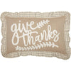 April & Olive Pillow Grace Give Thanks Pillow 14x22