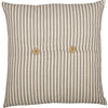 April & Olive Pillow Grace Ticking Stripe Pillow 18x18