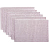 Ashton Burgundy Ribbed Placemat Set of 6 12x18 - The Village Country Store