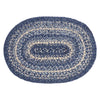 Great Falls Blue Jute Oval Placemat 10x15 - The Village Country Store