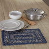 Great Falls Blue Jute Rect Placemat 10x15 - The Village Country Store 