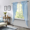 Annie Buffalo Blue Check Prairie Long Panel Set of 2 84x36x18 - The Village Country Store 
