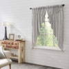 Burlap Dove Grey Prairie Short Panel Set of 2 63x36x18 - The Village Country Store 