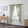 Dorset Green Floral Prairie Long Panel Set of 2 84x36x18 - The Village Country Store