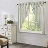 Grain Sack Aqua Prairie Short Panel Set of 2 63x36x18 - The Village Country Store 