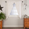 Simple Life Flax Antique White Prairie Short Panel Set of 2 63x36x18 - The Village Country Store 