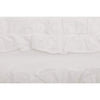 White Ruffled Sheer Petticoat Prairie Long Panel Set of 2 84x36x18 - The Village Country Store