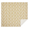 Dorset Gold Floral King Quilt 105Wx95L - The Village Country Store