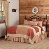 Rory Schoolhouse Red Luxury King Quilt 120Wx105L - The Village Country Store 