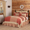 Rory Schoolhouse Red Luxury King Quilt 120Wx105L - The Village Country Store 
