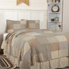 Sawyer Mill Charcoal Queen Quilt Set; 1-Quilt 90Wx90L w/2 Shams 21x27 - The Village Country Store 