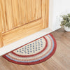 Celebration Jute Rug Half Circle w/ Pad 16.5x33 - The Village Country Store 