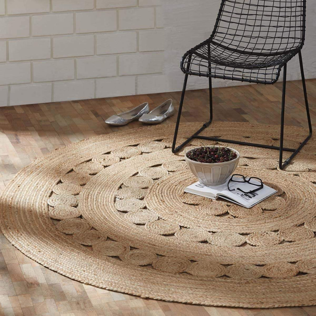 Celeste Jute Rug 6ft Round - The Village Country Store