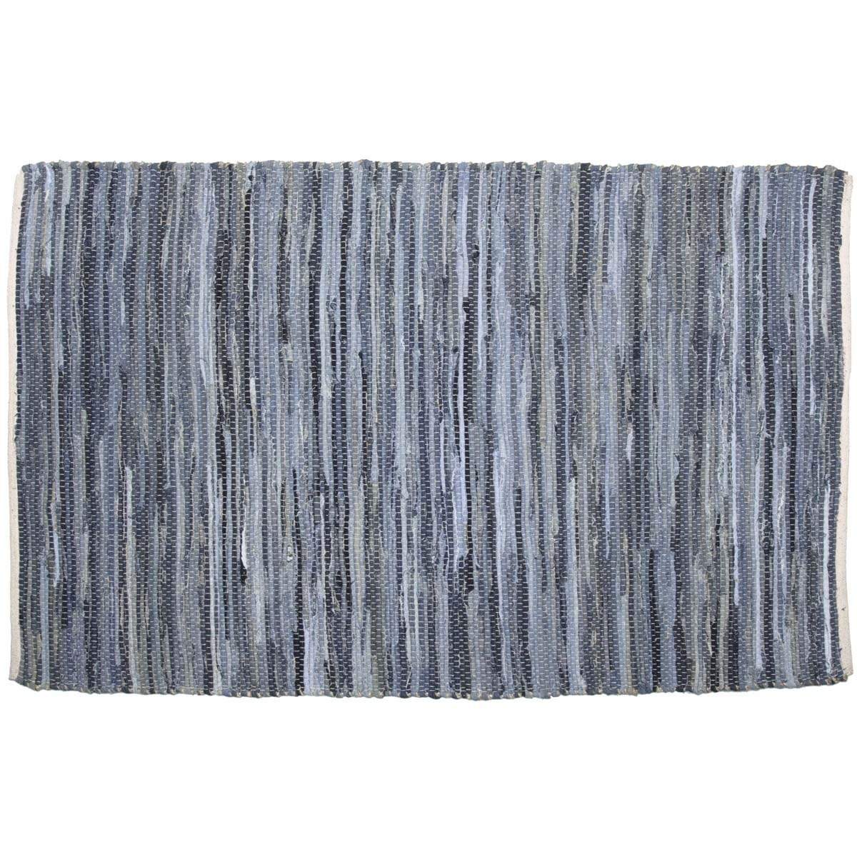 Denim & Hemp Chindi/Rag Rug Rect 48x72