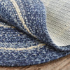 Great Falls Blue Jute Rug Oval w/ Pad 24x36 - The Village Country Store 