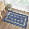 Great Falls Blue Jute Rug Rect w/ Pad 24x36 - The Village Country Store 