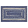 Great Falls Blue Jute Rug Rect w/ Pad 27x48 - The Village Country Store 