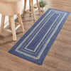 Great Falls Blue Jute Rug/Runner Rect w/ Pad 22x72 - The Village Country Store 