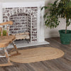 Natural Jute Rug Oval w/ Pad 27x48 - The Village Country Store 