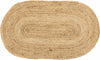 Natural Jute Rug Oval w/ Pad 27x48 - The Village Country Store 