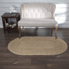 Natural Jute Rug Oval w/ Pad 36x60 - The Village Country Store 