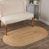 Natural Jute Rug Oval w/ Pad 36x60 - The Village Country Store 