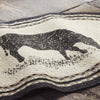 Sawyer Mill Charcoal Cow Jute Rug Oval w/ Pad 20x30 - The Village Country Store 