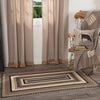 Sawyer Mill Charcoal Jute Rug Rect w/ Pad 36x60 - The Village Country Store