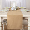 Burlap Natural Runner Fringed 13x90 - The Village Country Store 