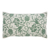 Dorset Green Floral King Sham 21x37 - The Village Country Store 