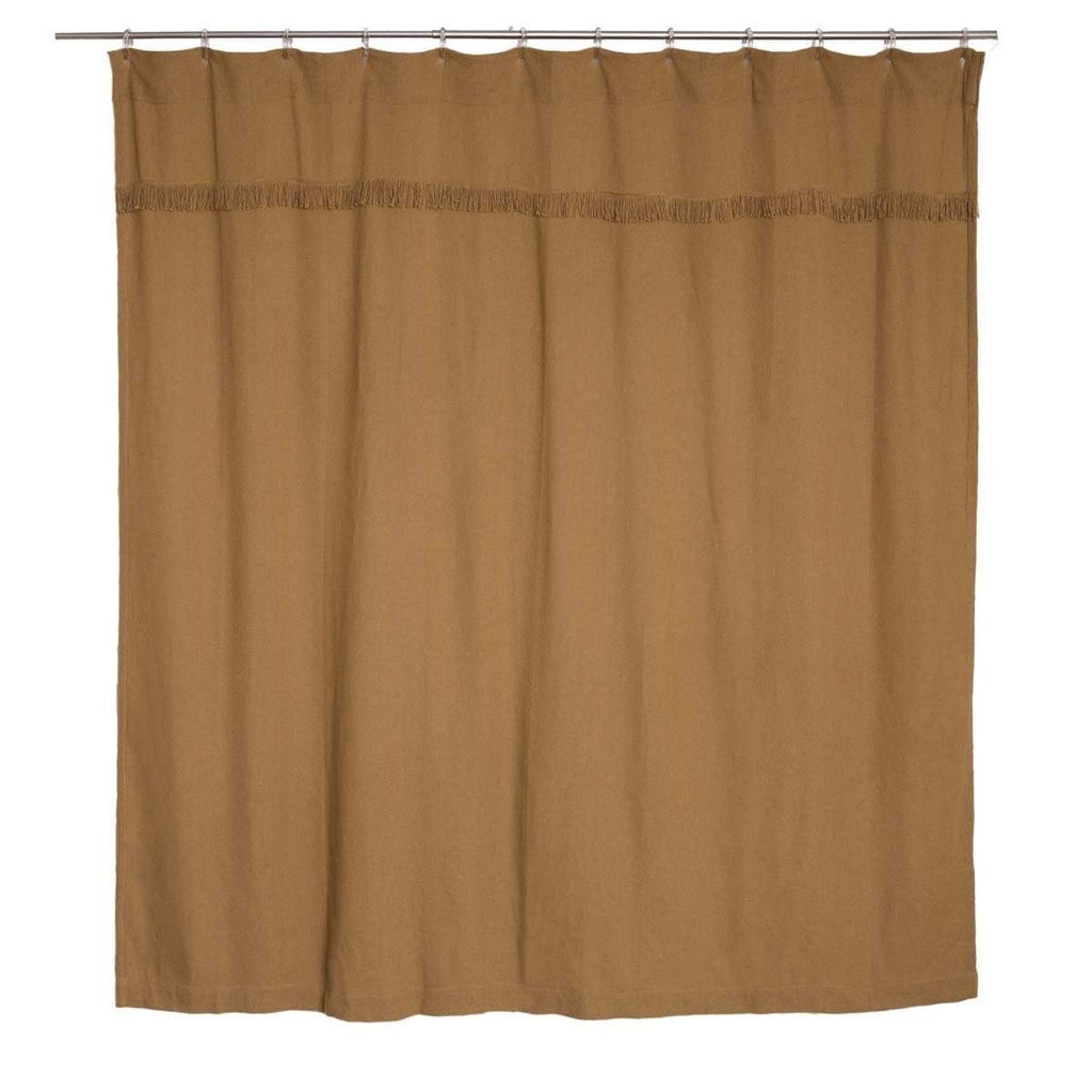 Burlap Natural Shower Curtain 72x72 - The Village Country Store