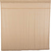 April & Olive Shower Curtain Burlap Vintage Shower Curtain 72x72