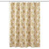 Dorset Gold Floral Shower Curtain 72x72 - The Village Country Store
